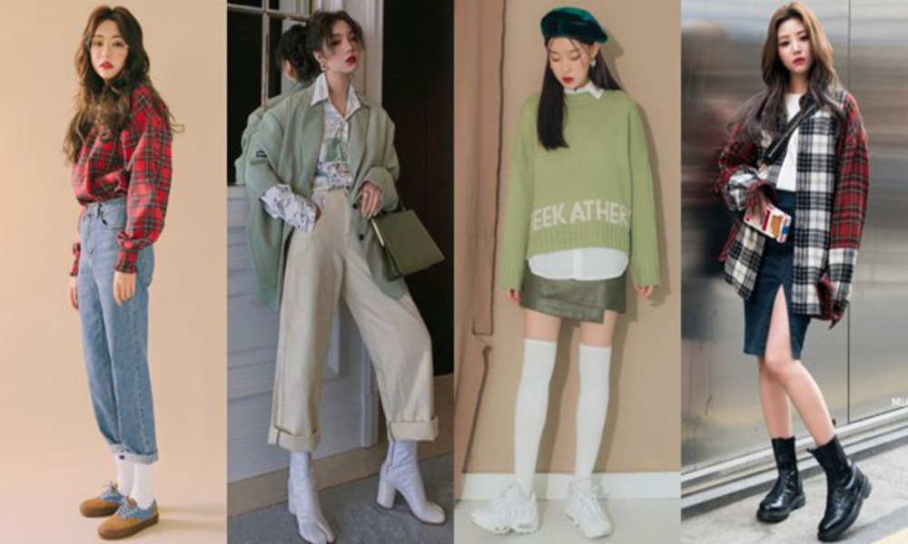 Bật mí cách mix đồ mùa đông phong cách nữ Hàn Quốc