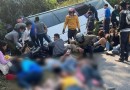 Phú Thọ: Hiện trường vụ lật xe khách tại Đèo Cón khiến 10 người bị thương