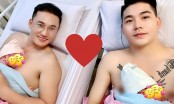 Cặp sao nam đồng tính nổi tiếng Vbiz chào đón hai con đầu lòng bằng phương pháp mang thai hộ