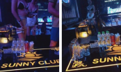 Rò rỉ clip nghi nhân viên quán bar Sunny ở Vĩnh Phúc “bay lắc, thác loạn” xuyên đêm với khách