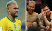 Neymar gây tranh cãi khi vừa khóc nức nở vì thua trận đã vui vẻ cười đùa với Messi