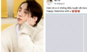 Sơn Tùng đăng bài cảm ơn bạn gái ngày Valentine, chuyện gì đây?