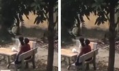 Xôn xao clip cặp nam nữ vô tư “nhún nhảy” trên ghế đá trong công viên
