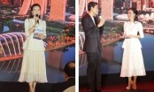 MC Hoàng Oanh lần đầu lộ diện sau ly hôn với chồng Tây: Ánh mặt đượm buồn gây xót xa