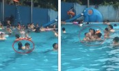 Xôn xao clip gái xinh trốn người yêu đi bơi, công khai “ngụp lặn” với 3 chàng trai giữa bể