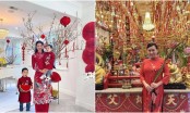 Sao Việt đón Tết ở nước ngoài: Phạm Hương trang hoàng biệt thự lộng lẫy, dàn mỹ nhân nô nức diện áo dài