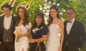 Hoa hậu Khánh Vân tinh tế khi dự đám cưới: Ăn mặc đơn giản, luôn đứng ngoài rìa