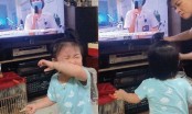 Xúc động khoảnh khắc bé gái bật khóc đòi mẹ trên TV trong những ngày mẹ đi công tác tại tâm dịch Bắc Giang