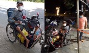 Xót xa câu chuyện của chàng trai bán vé số đi xe lăn 7 ngày từ TP HCM về Phú Yên