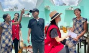 Không ồn ào kêu gọi, vợ chồng Trường Giang âm thầm về quê nhà Quảng Nam giúp đỡ bà con sau bão