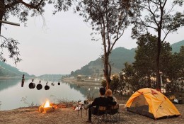 Cuối tuần rủ ngay hội bạn vi vu hồ Đồng Đò - Điểm cắm trại cực hot gần Hà Nội