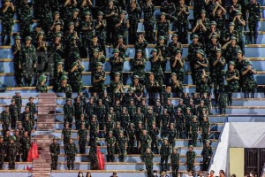 Phú Thọ: miễn phí vé cho bộ đội vào sân vận động xem bóng đá
