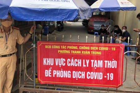 Gần như 1.700 người dân sống ở phường Thanh Xuân Trung đều là F1