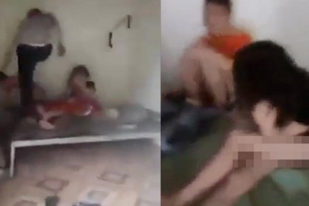Full link clip nóng 30s: Thanh niên bắt quả tang cặp đôi đang 'mây mưa' trong phòng trọ