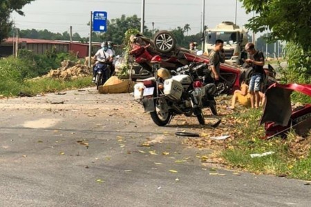 Full clip nhóm youtuber Duy Thường gặp tai nạn kinh hoàng ở Bắc Ninh: Hiện trường vụ tai nạn