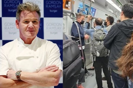 Master Chef Gordon Ramsay gây tranh cãi khi yêu cầu cảnh sát Hàn Quốc bảo vệ mình trên tàu điện ngầm