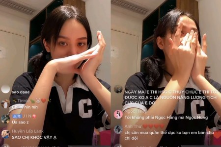 Hoa hậu Thanh Thủy khóc trên sóng livestream, biết lý do ai cũng đau lòng