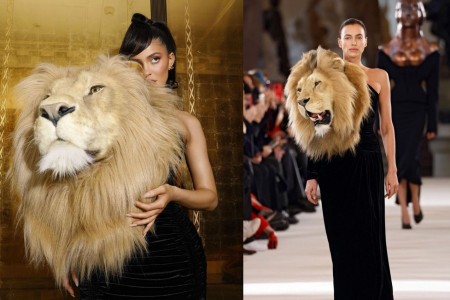 Kylie Jenner bị chỉ trích vì mặc trang phục gắn đầu sư tử