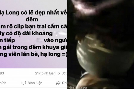 Full link clip cặp đôi 'mây mưa' trong công viên Hạ Long khiến dân tình xôn xao