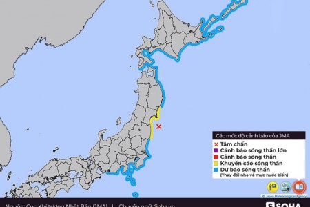NÓNG: Động đất 7,3 độ, Nhật cảnh báo sóng thần, Thủ tướng Kishida hối thúc dân 'ưu tiên tính mạng'