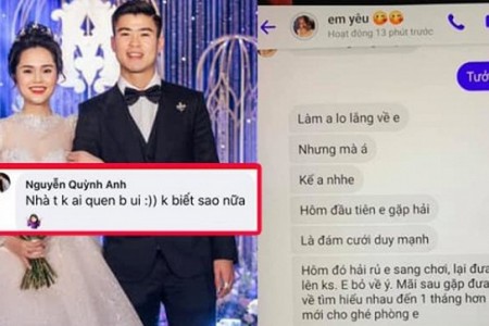 Huỳnh Anh gặp Quang Hải ở đám cưới Duy Mạnh, câu trả lời của vợ Duy Mạnh khiến khán giả bất ngờ