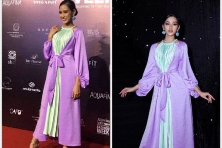 Xuất hiện trong ngày cuối của Vietnam International Fashion Week, Hoa hậu Đỗ Thị Hà gây tranh cãi về nhan sắc khi lộ ảnh chưa chỉnh sửa