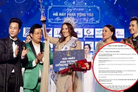 Cuộc thi Hoa hậu Doanh nhân sắc đẹp Việt bị chính Hoa hậu tố lừa đảo: Cuộc thi không được cấp phép, sẽ xử lý sai phạm