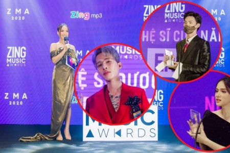 Zing Music Awards 2020: Jack 'đại thắng' với 2 giải thưởng, Hương Giang trở thành 'Nữ ca sĩ được yêu thích nhất' gây tranh cãi