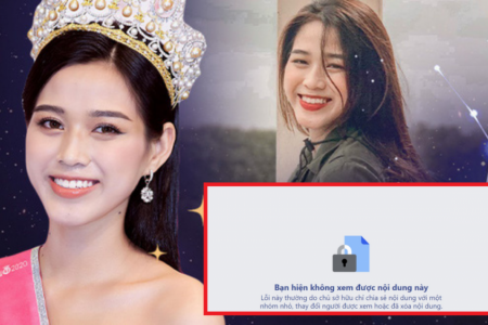 Tân Hoa hậu Việt Nam - Đỗ Thị Hà lần thứ 2 khóa Facebook sau khi đăng quang, chuyện gì đang xảy ra?
