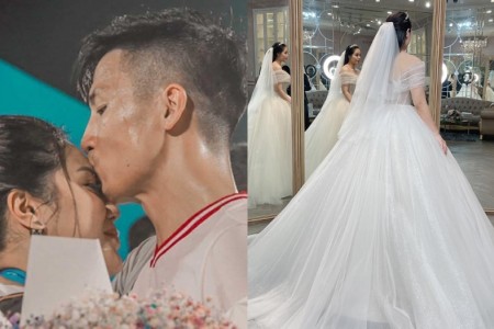 Vào TP.HCM chụp ảnh cưới, trung vệ Bùi Tiến Dũng và bà xã Khánh Linh có thể phải hoãn hôn lễ do ảnh hưởng bởi Covid-19