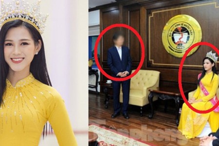 Tân Hoa hậu Đỗ Thị Hà bị chỉ trích vô lễ, ngồi khi thầy giáo đứng báo cáo: Sinh viên NEU đồng loạt lên tiếng bênh vực