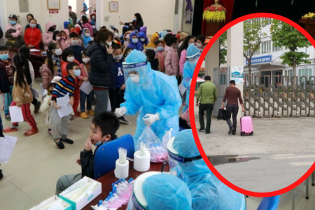 Phụ huynh học sinh trường Xuân Phương “khăn gói” vào khu cách ly ăn tết để các con đỡ tủi thân