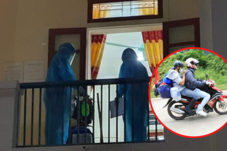 Nam sinh viên trường FPT có biểu hiện ho, sốt sau khi tự đi xe máy từ Hà Nội về Nghệ An ăn Tết