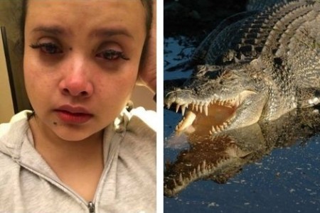 Clip: Bạn gái bị cá sấu tấn công, nam thanh niên vội “bỏ của chạy lấy người” gây phẫn nộ
