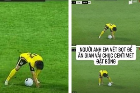 Clip: Cầu thủ Malaysia gian lận khi đá phạt và màn hành xử “trẻ trâu” khi bị trọng tài nhắc nhở
