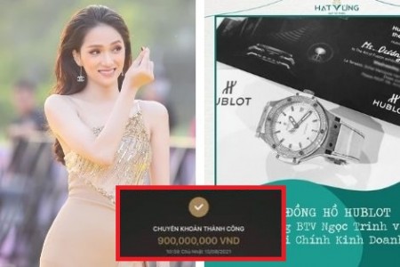 Bỏ ra gần 1 tỷ, Hương Giang từ chối nhận đồng hồ sau đấu giá, sẽ tặng lại quỹ từ thiện