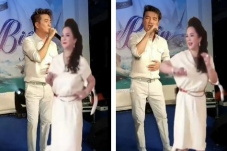 Xôn xao clip Đàm Vĩnh Hưng và CEO Phương Hằng cùng nhảy múa vui vẻ trên sân khấu