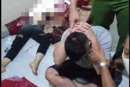 Hải Phòng: Chồng cắt cổ vợ tử vong tại phòng trọ nghi do ghen tuông