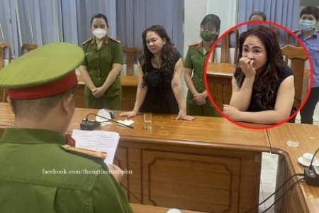 Lộ hình ảnh bà Phương Hằng bơ phờ tại cơ quan công an TP.HCM