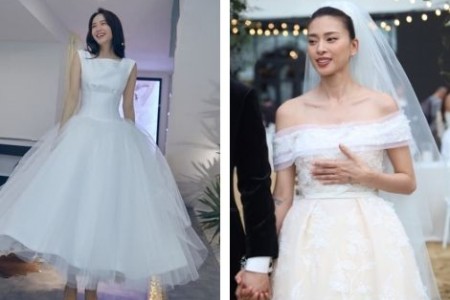 Lộ váy cưới của Minh Hằng trước tin đồn “đụng hàng” với Ngô Thanh Vân