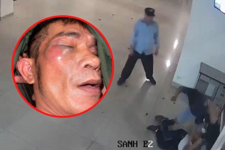 Clip: Con trai ca sĩ Chế Linh bị 2 thanh niên xăm trổ đánh hội đồng trong hầm chung cư