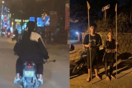 Triệu tập thiếu nữ cầm phóng lợn diễu phố ở Hà Nội gây xôn xao MXH