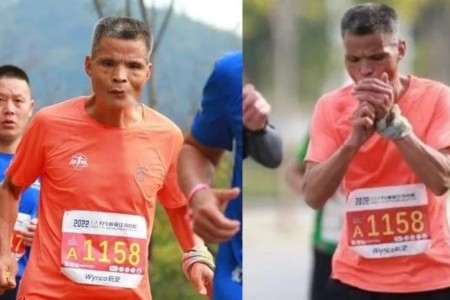 Cụ ông 50 tuổi vừa hút thuốc lá vừa thi chạy 42km khiến giới trẻ phải “ngả mũ”
