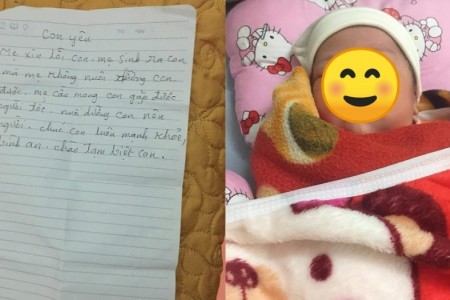 Một em bé bị bỏ rơi giữa trời rét 15 độ với lời nhắn: “Mẹ xin lỗi vì sinh con mà không nuôi con'