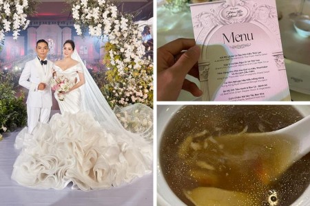 Thực đơn đắt “khủng khiếp” trong đám cưới của Khánh Thi – Phan Hiển