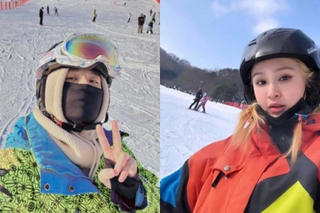 Trịnh Thăng Bình và Hiền Hồ ngầm phủ nhận đang hẹn hò đi trượt tuyết chung ở Hàn Quốc