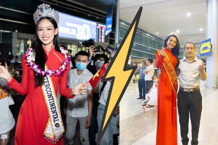 Giành Á hậu 4 Miss Globe, Lâm Thu Hồng vẫn về nước lẻ loi, vắng bóng fan hâm mộ