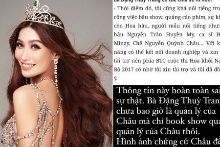 Chế Nguyễn Quỳnh Châu tung loạt bằng chứng, xác nhận  bà Đặng Thùy Trang chưa từng làm bầu show cho mình