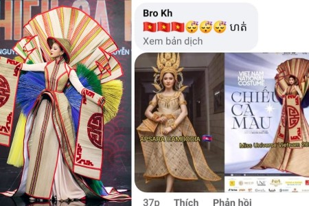 NỰC CƯỜI: Fan Campuchia tố trang phục dân tộc của Ngọc Châu tại Miss Universe đạo nhái