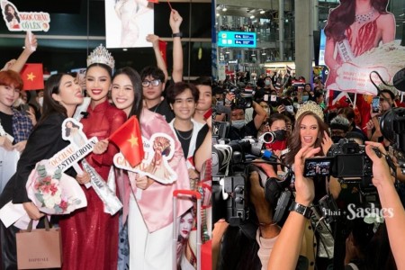 Các đại diện Châu Á 'xuất quân' đến Miss Universe: Người không ai tiễn, kẻ náo loạn sân bay